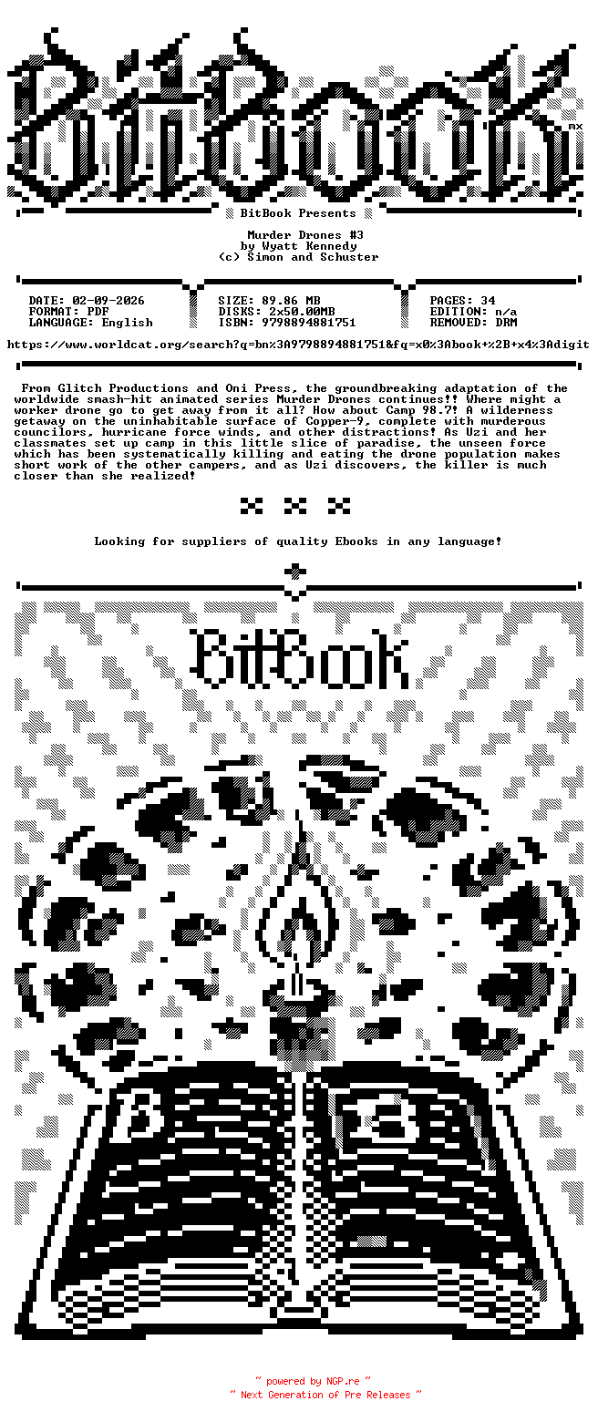 NFO for the release Oni.Press.-.Murder.Drones.No.03.2026.Retail.Comic.eBook-BitBook by BitBook