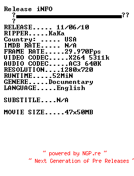 NFO for the release Satoyama.I.2008.720p.BluRay.x264-KaKa by KaKa