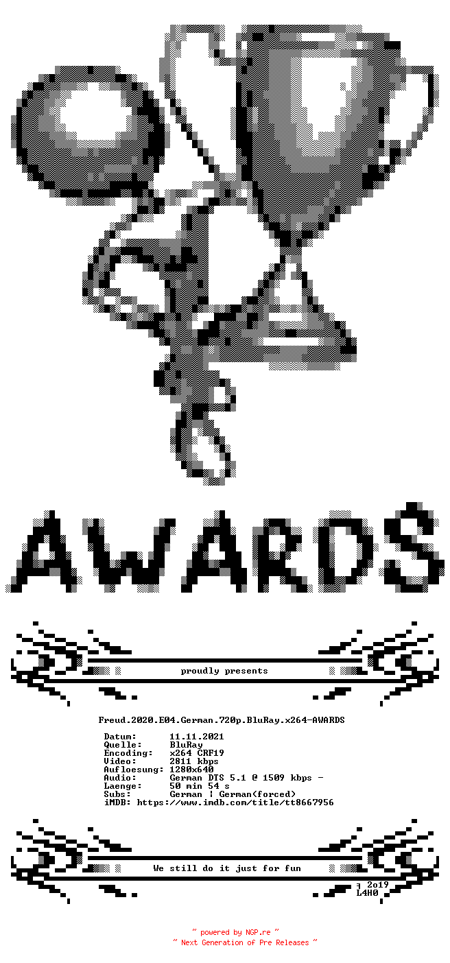 NFO for the release Freud.2020.E04.German.720p.BluRay.x264-AWARDS by AWARDS