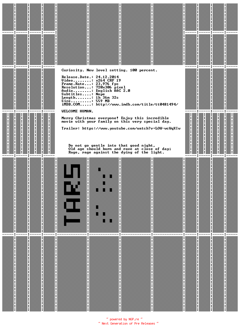NFO for the release The.Controller.2008.BDRip.x264-TARS by TARS