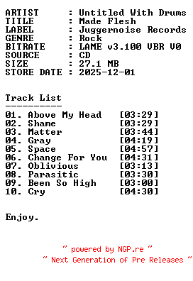 NFO for the release Untitled_With_Drums-Symbols-EP-2025-r35 by r35