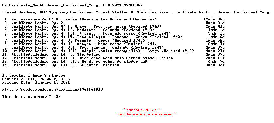 NFO for the release VA-Verklarte_Nacht-German_Orchestral_Songs-WEB-2021-SYMPHONY by SYMPHONY