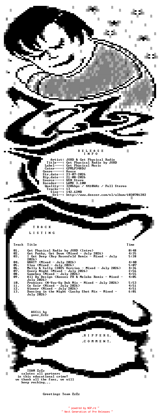 NFO for the release JORD_and_Get_Physical_Radio_-_Get_Physical_Radio_By_JORD-(GPMLP348DJ)-WEB-2026-ZzZz by ZzZz