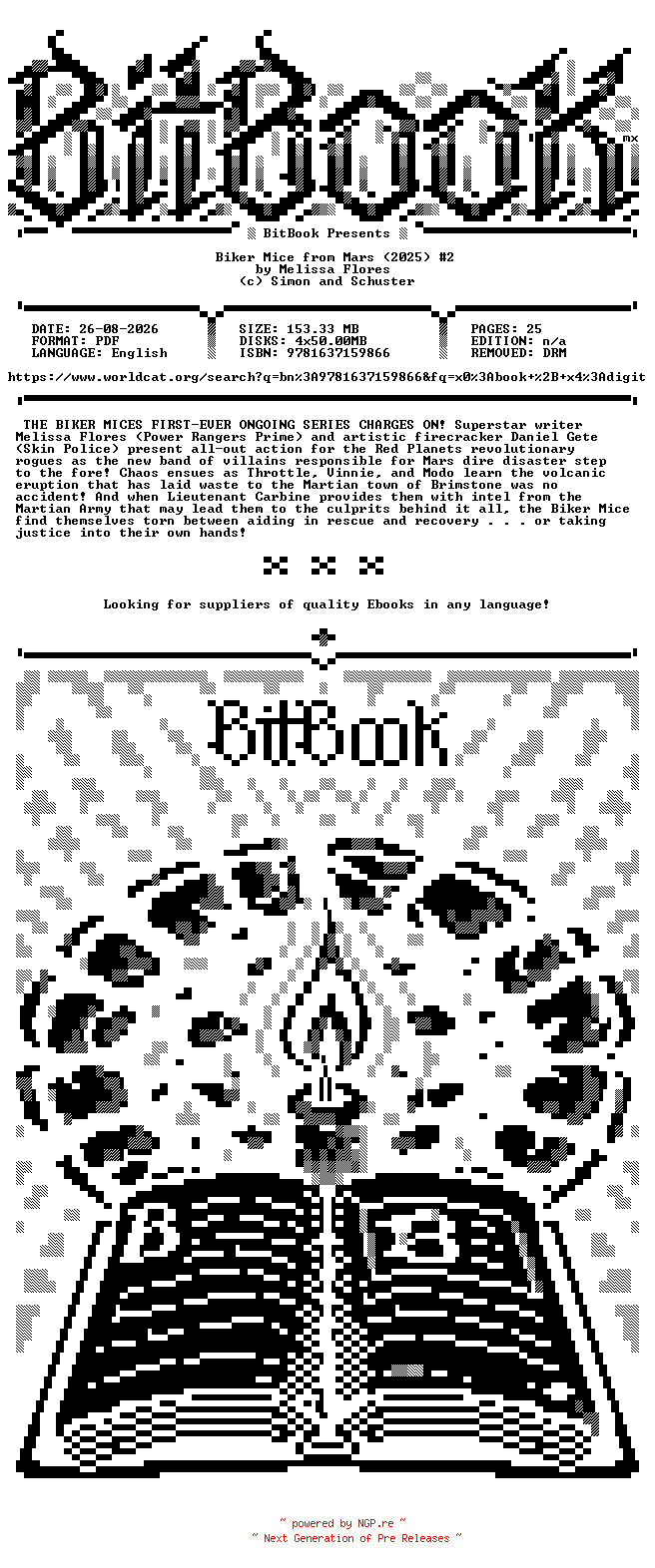 NFO for the release Oni.Press.-.Biker.Mice.from.Mars.2025.No.02.2025.Retail.Comic.eBook-BitBook by BitBook