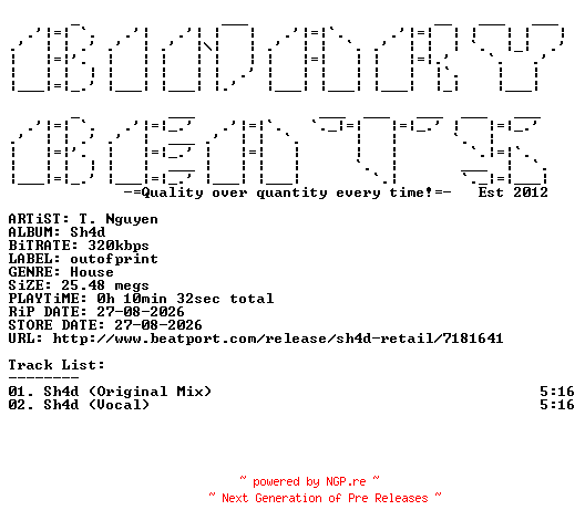 NFO for the release T._Nguyen-Sh4d-(OOP021DAR)-WEB-2026-BB by BB
