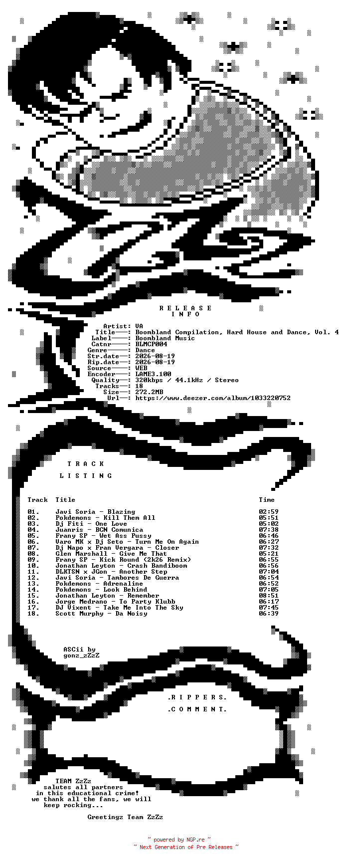 NFO for the release VA_-_Boombland_Compilation_Hard_House_and_Dance_Vol_4-(BLMCP004)-WEB-2026-ZzZz by ZzZz