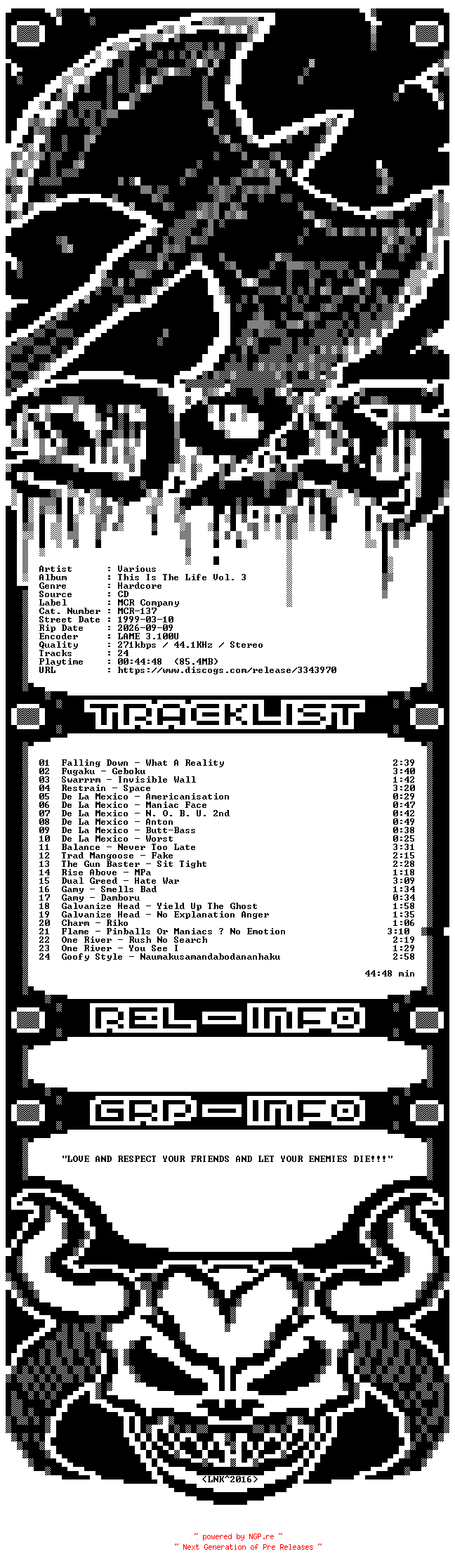 NFO for the release VA-This_Is_The_Life_Vol_3-CD-JP-1999-D2H_INT by D2H_INT