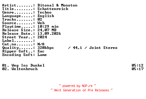 NFO for the release Bitonal_and_Monoton-Schattenreich-WEB-2024-XTC_iNT by XTC_iNT