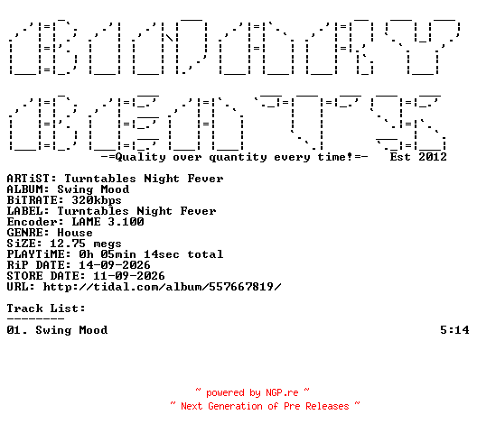 NFO for the release Turntables_Night_Fever-Swing_Mood-(TNF113)-SINGLE-WEB-2026-BB by BB