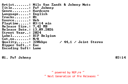 NFO for the release Nils_Van_Zandt_and_Johnny_Nuts-FU_Johnny-SINGLE-WEB-2024-XTC_iNT by XTC_iNT