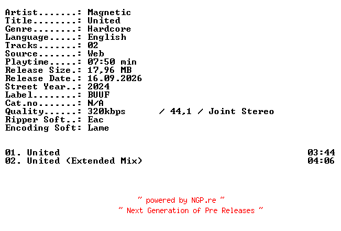 NFO for the release Magnetic-United-WEB-2024-XTC_iNT by XTC_iNT