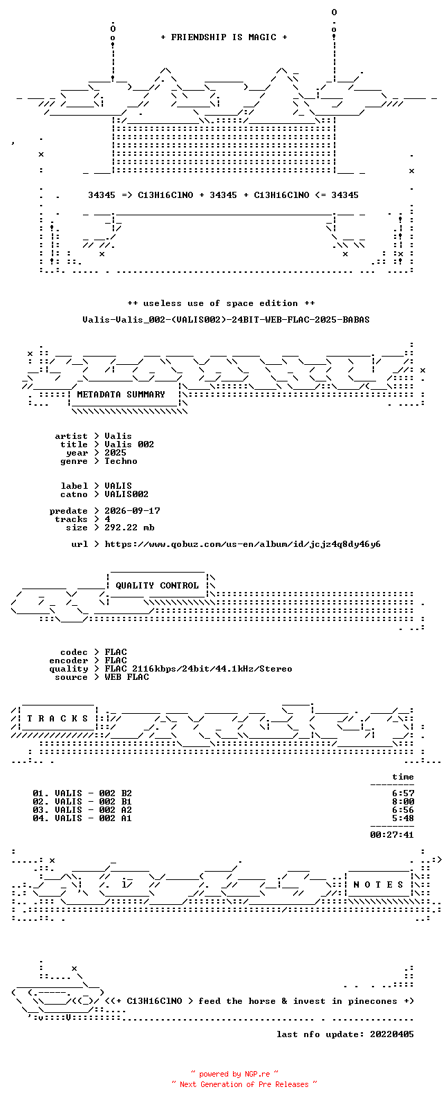 NFO for the release Valis-Valis_002-(VALIS002)-24BIT-WEB-FLAC-2025-BABAS by BABAS