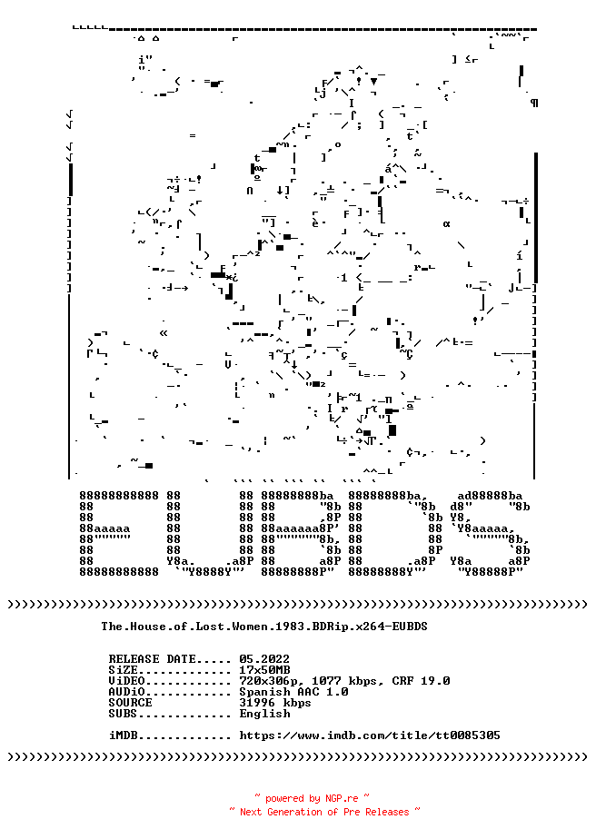 NFO for the release The.House.of.Lost.Women.1983.BDRip.x264-EUBDS by EUBDS