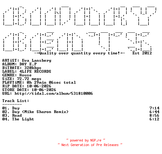 NFO for the release Eva_Lansberg-DAY_E.P-(FLR005)-WEB-2026-BB by BB