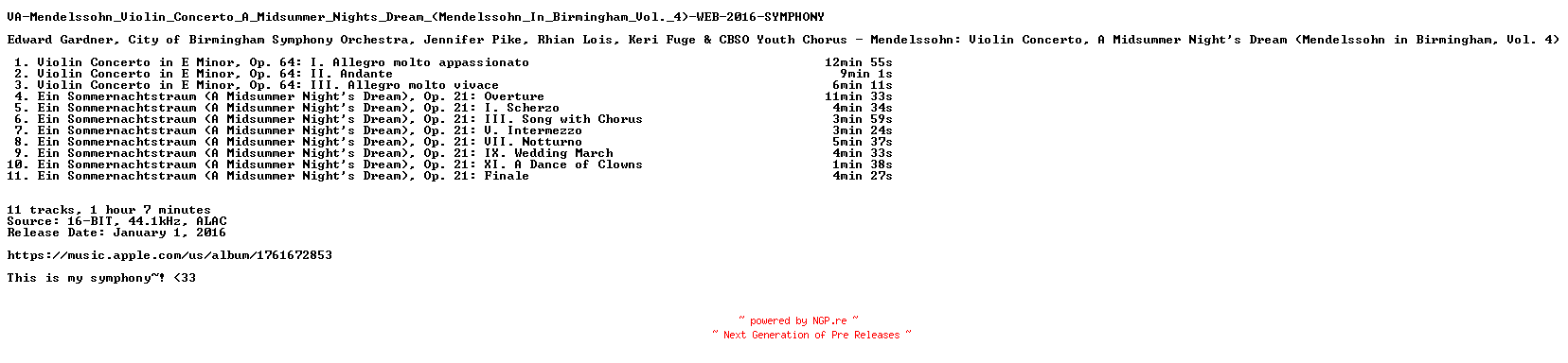 NFO for the release VA-Mendelssohn_Violin_Concerto_A_Midsummer_Nights_Dream_(Mendelssohn_In_Birmingham_Vol._4)-WEB-2016-SYMPHONY by SYMPHONY