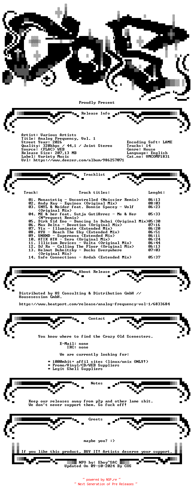 NFO for the release VA-Analog_Frequency_Vol._1-(VMCOMP1831)-WEB-2026-COS by COS