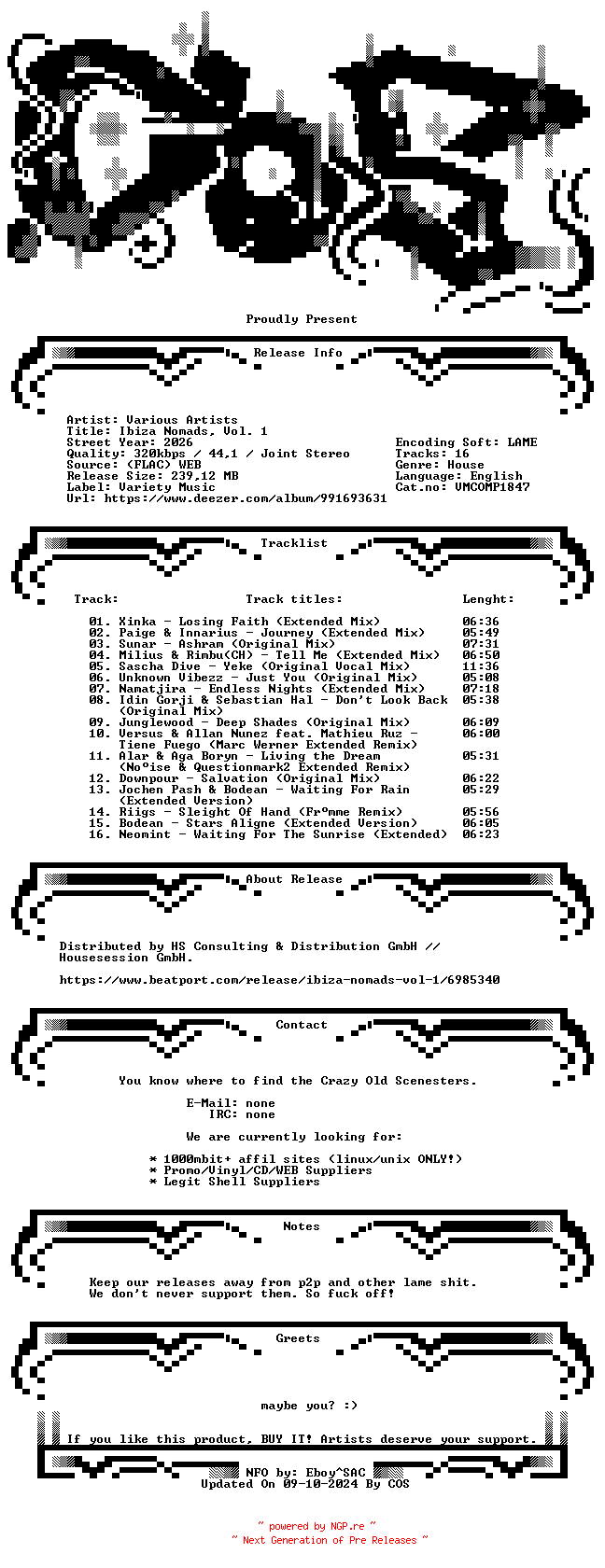 NFO for the release VA-Ibiza_Nomads_Vol._1-(VMCOMP1847)-WEB-2026-COS by COS