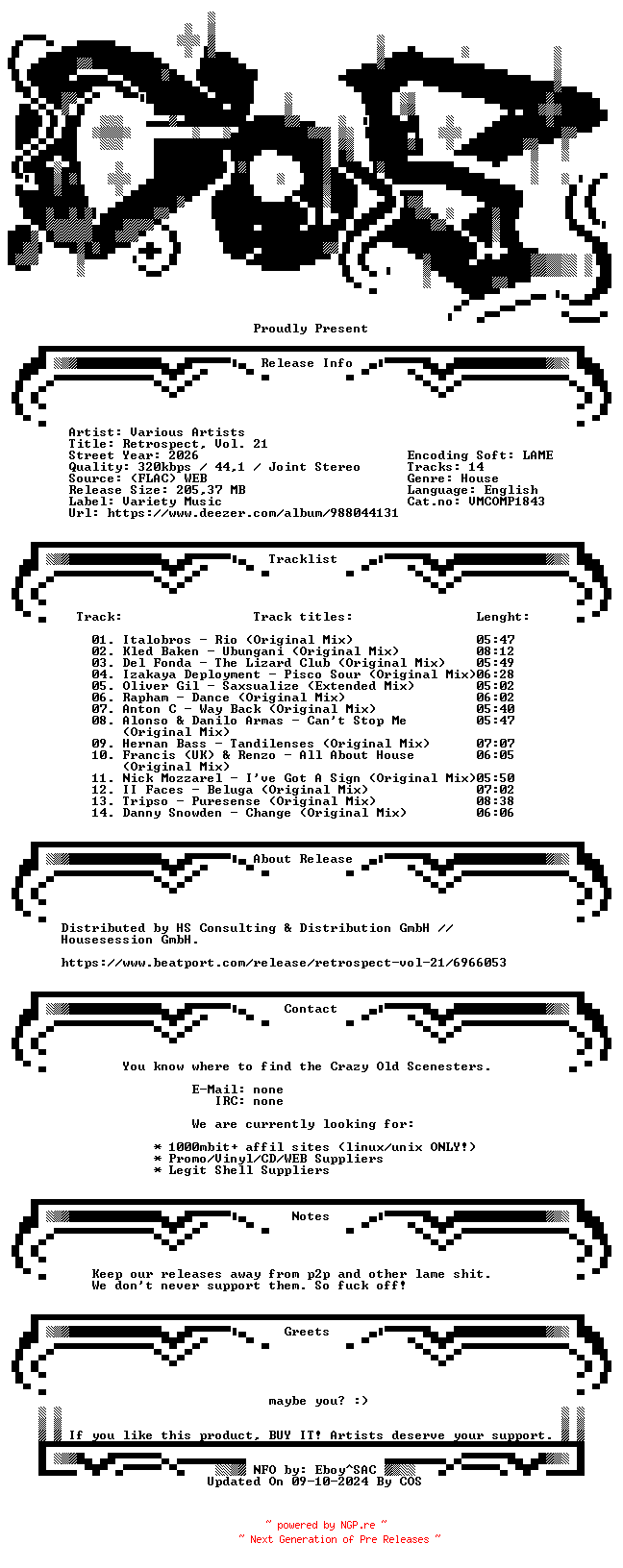 NFO for the release VA-Retrospect_Vol._21-(VMCOMP1843)-WEB-2026-COS by COS