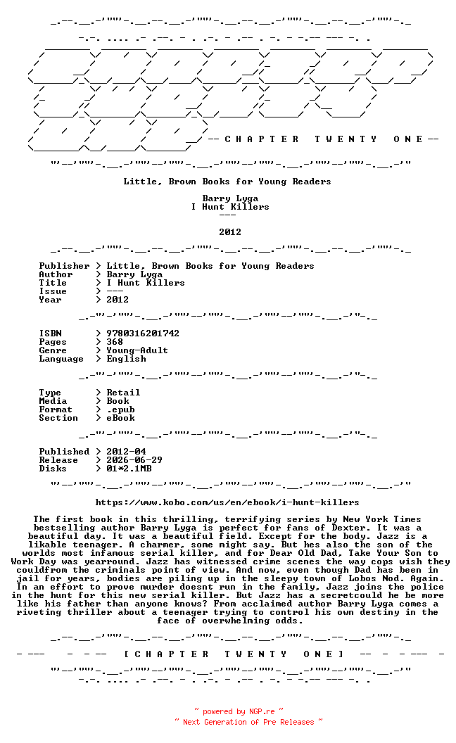 NFO for the release Barry.Lyga.-.I.Hunt.Killers.2012.RETAIL.EPUB.eBook-CTO by CTO