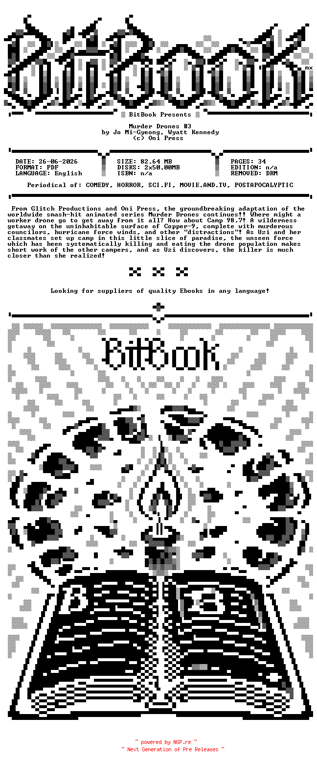 NFO for the release Oni.Press.-.Murder.Drones.No.03.2026.Hybrid.Comic.eBook-BitBook by BitBook