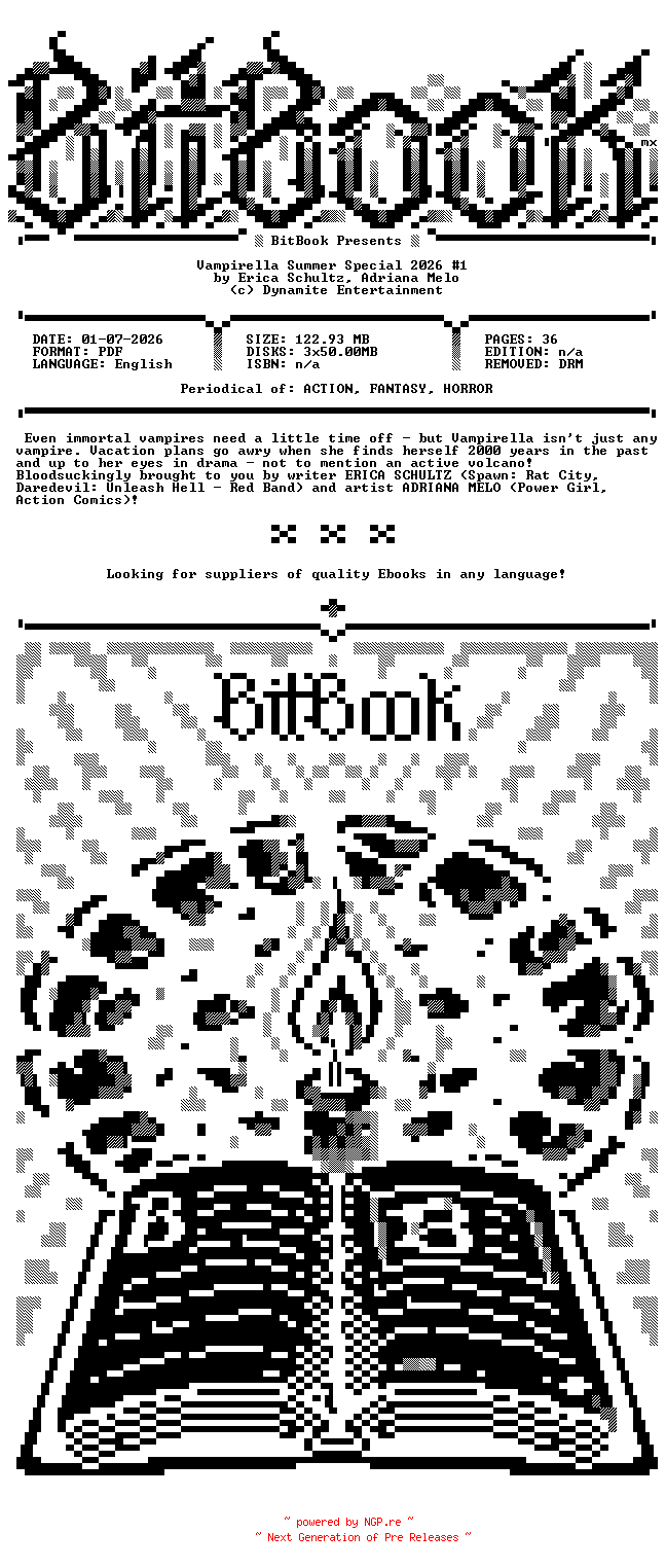 NFO for the release Dynamite.-.Vampirella.Summer.Special.2026.No.01.2026.Hybrid.Comic.eBook-BitBook by BitBook
