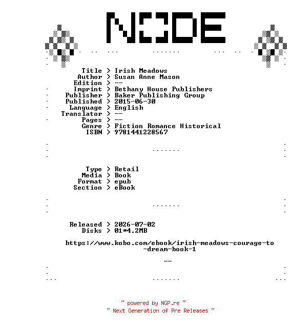 NFO for the release Susan.Anne.Mason.Irish.Meadows.2015.RETAiL.EPUB.eBook-NODE by NODE