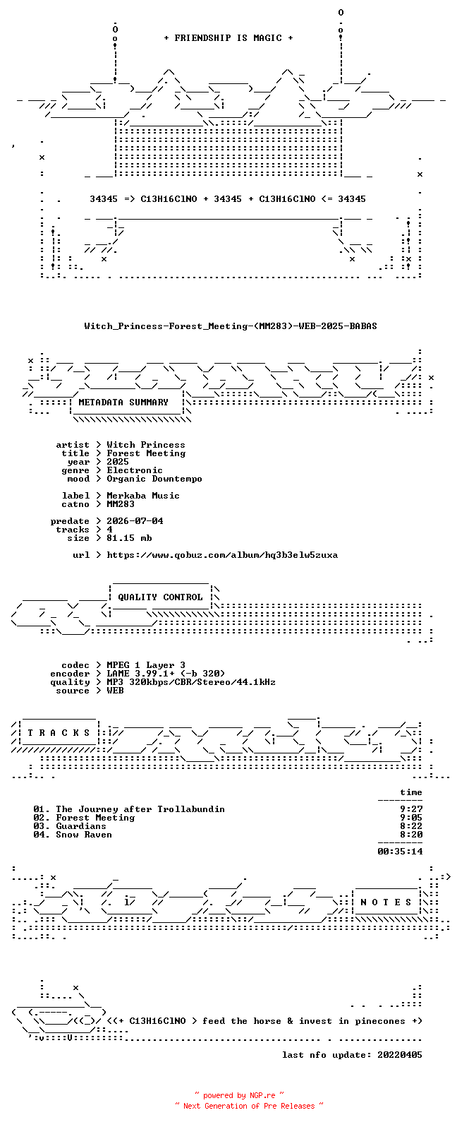 NFO for the release Witch_Princess-Forest_Meeting-(MM283)-WEB-2025-BABAS by BABAS