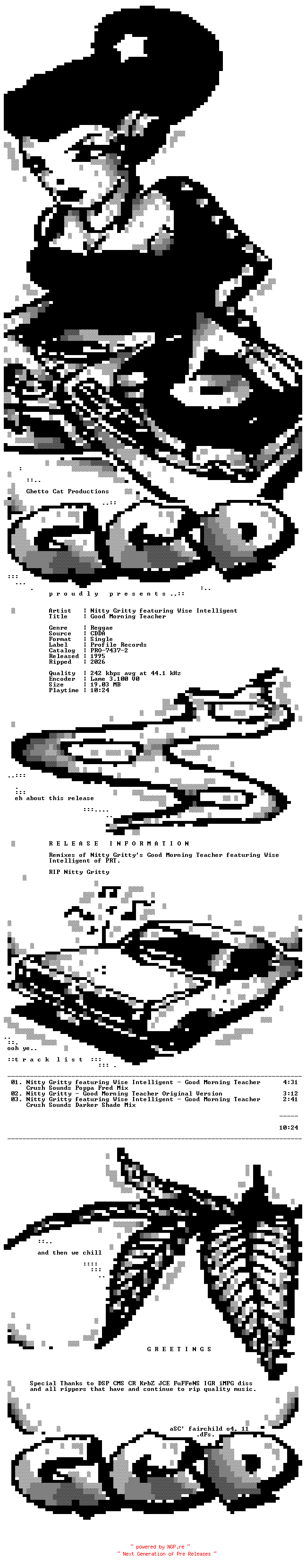 NFO for the release Nitty_Gritty_featuring_Wise_Intelligent-Good_Morning_Teacher-CDS-1995-GCP by GCP