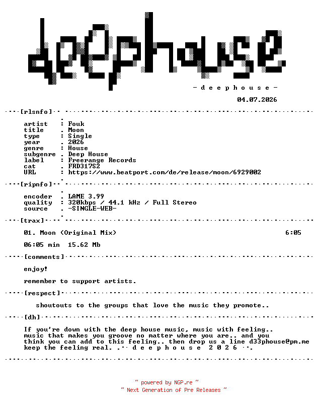 NFO for the release Fouk--Moon-(FRD317S2)-SINGLE-WEB-2026-dh by dh