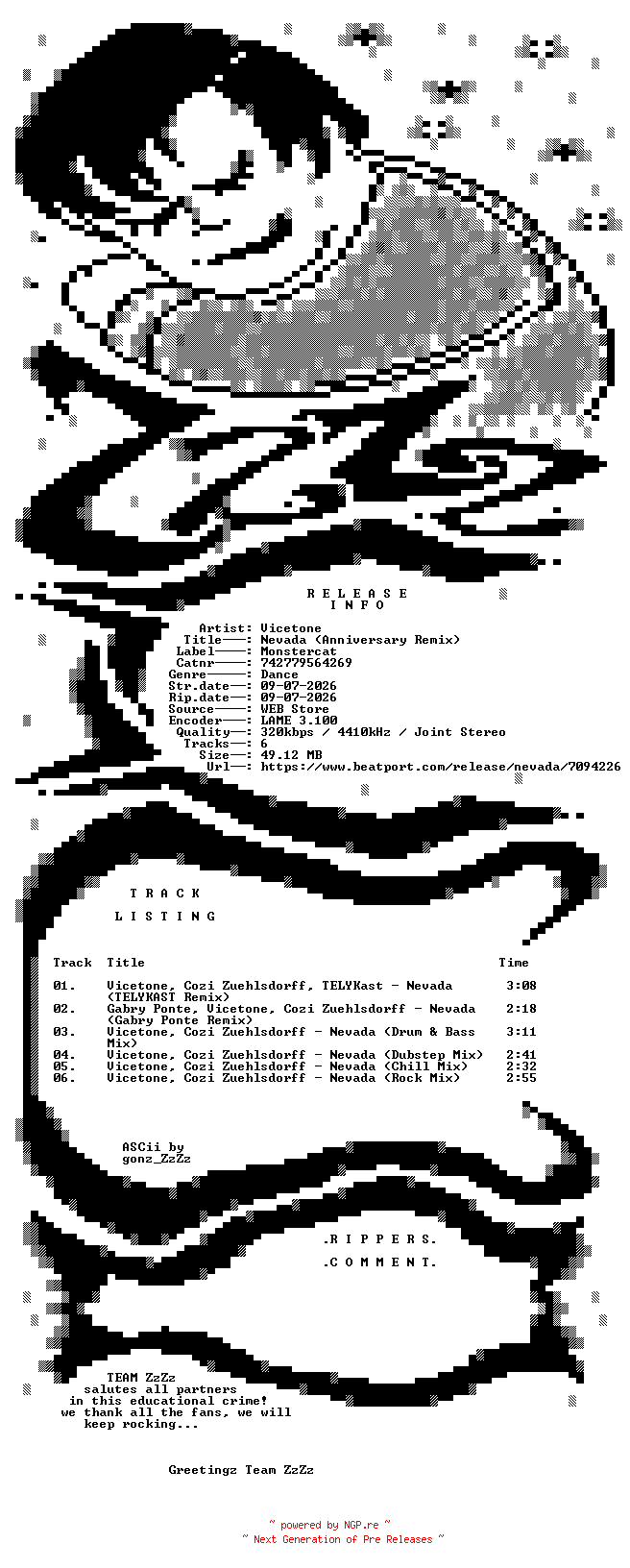 NFO for the release Vicetone_-_Nevada_(Anniversary_Remix)-(742779564269)-WEB-2026-ZzZz by ZzZz