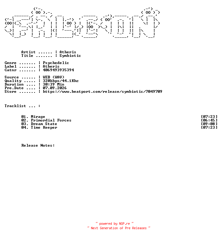 NFO for the release Atheris-Symbiotic-(4069493935394)-WEB-2026-FALCON by FALCON
