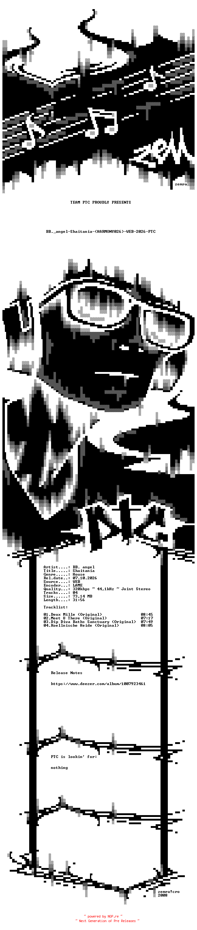NFO for the release BB._angel-Shaitania-(HARMONY026)-WEB-2026-PTC by PTC