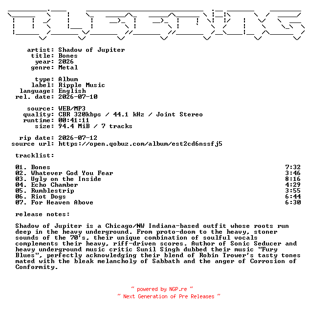 NFO for the release Shadow_of_Jupiter-Bones-WEB-2026-BLEEDiNG by BLEEDiNG