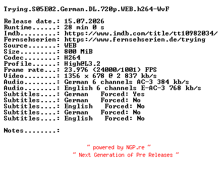 NFO for the release Trying.S05E02.German.DL.720p.WEB.h264-WvF by WvF