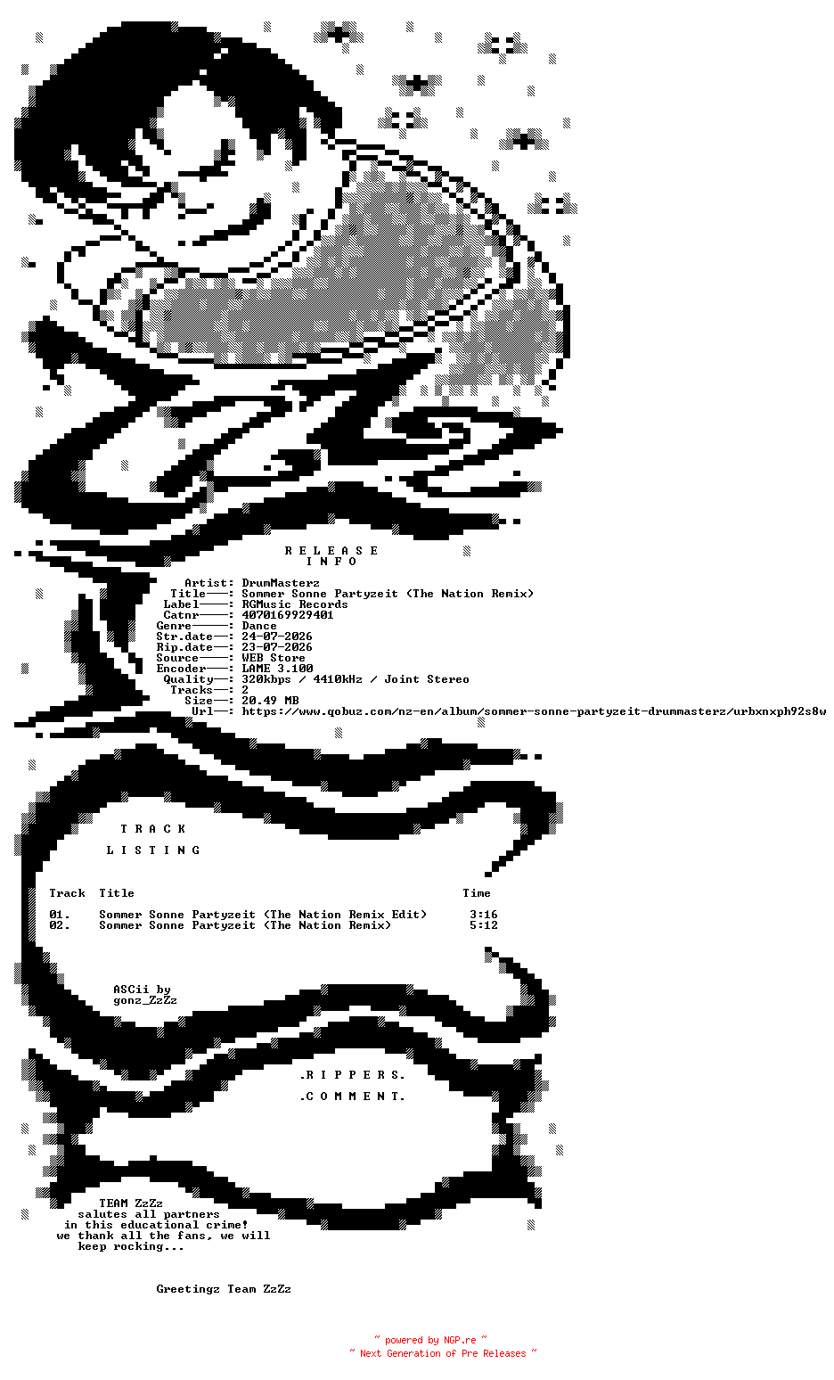 NFO for the release DrumMasterz_-_Sommer_Sonne_Partyzeit_(The_Nation_Remix)-(4070169929401)-WEB-DE-2026-ZzZz by ZzZz